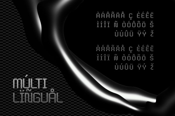 Geranode – Techno Display Pixel Font