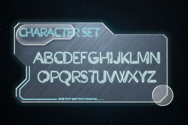 Gesat – Techno Futuristic Font