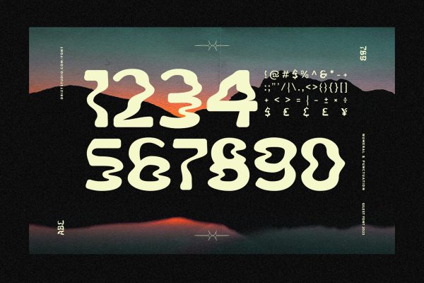 Gilest – A Psychedelic Distort Font