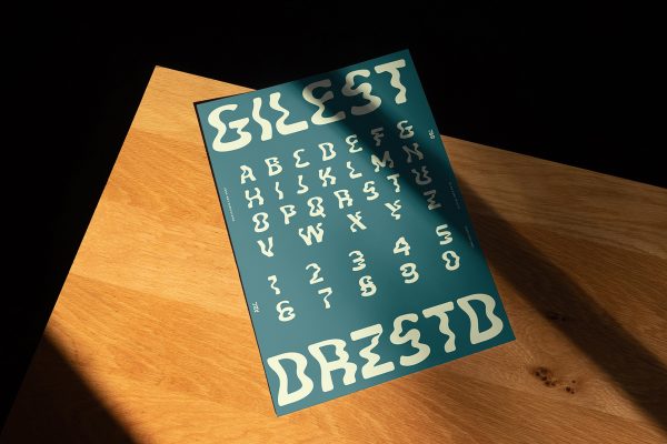 Gilest – A Psychedelic Distort Font