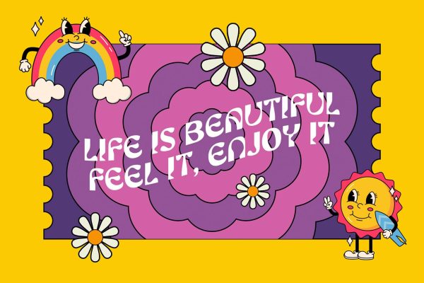 Glascen – Retro Psychedelic Typeface Font