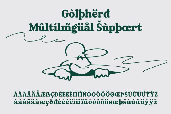 Golpherd – Classic Bold Display Font