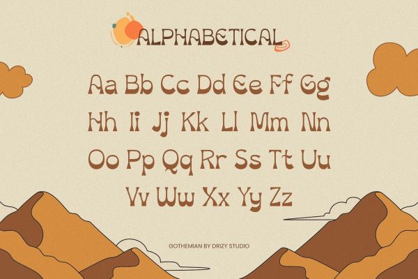 Gothemian – Vintage Sans Serif Font