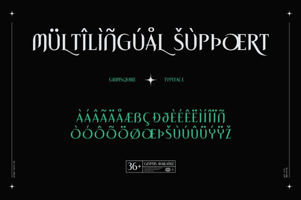 Grimsquire – Sharped Axes Horror Font