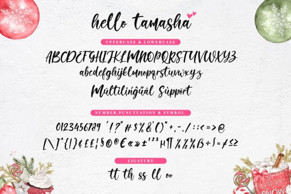 Hello Tamasha – Brush Font