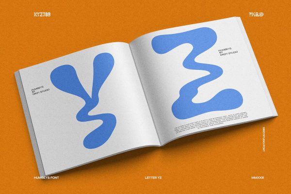 Humbeys – Rounded Warped Font