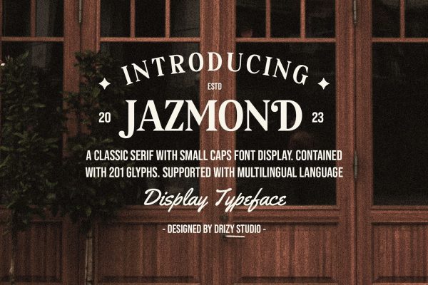 Jazmond – Classic Serif Font