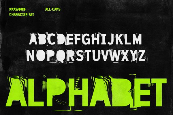 Krawood – Linotype Grunge Font