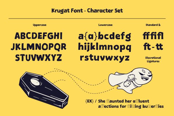 Krugat – Rough Sans Cartoon Font