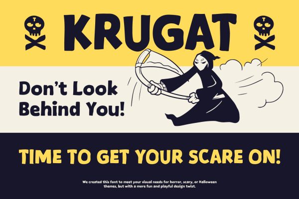 Krugat – Rough Sans Cartoon Font