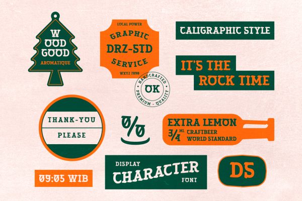 Landrose – Caligraphic Display Serif Font