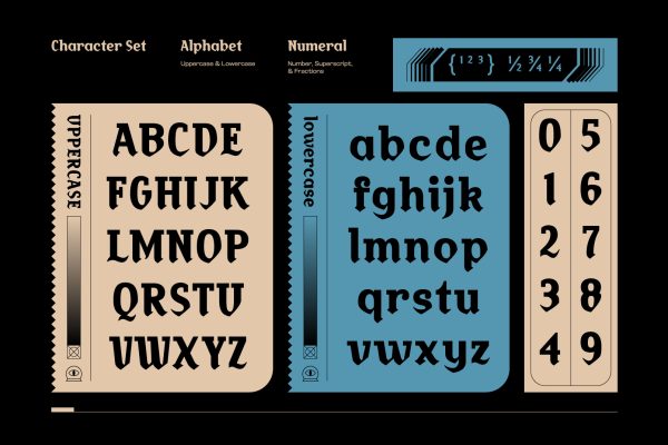 Lethalik – Blackletter Experimental Display Font