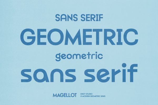 Magellot – Modern Geometric Sans Font