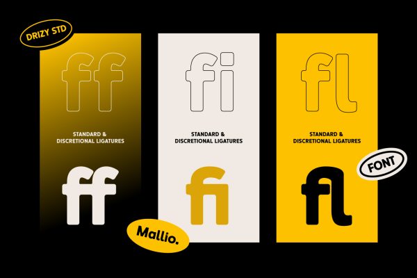 Mallio – Rounded Modern Display Font