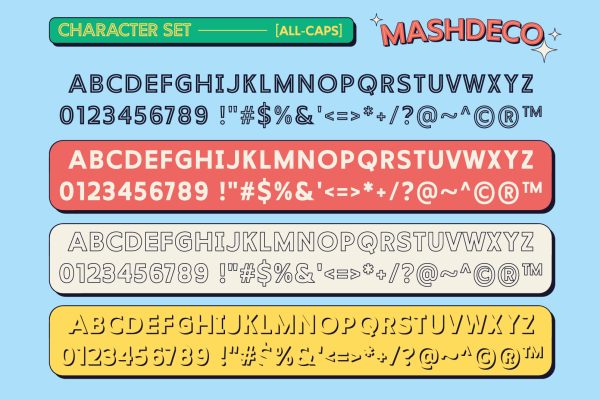 Mashdeco – Retro Font Display Font