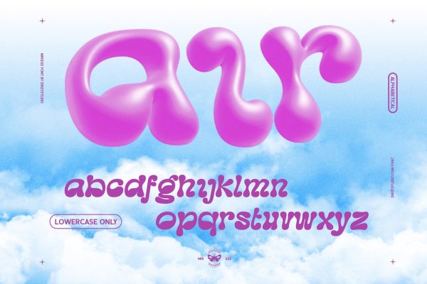 Mayego – Experimental Warped Font