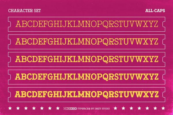 Minerio – Rounded Mexican Slab Font