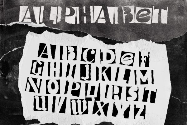 Mixgrund – Raw Stamp Display Font