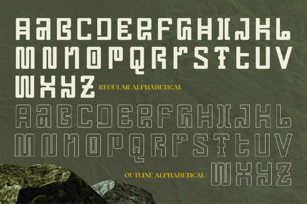 Molange | Ethnic Tribal Typeface