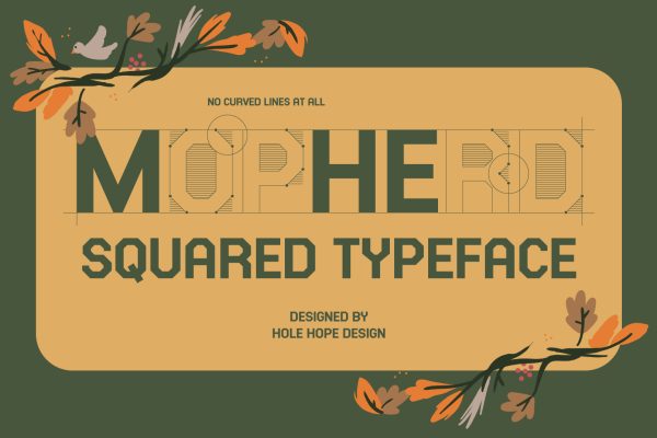 Mopherd – Squared Display Sans Font