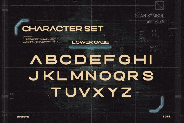 Moran – Modern Futuristic Font