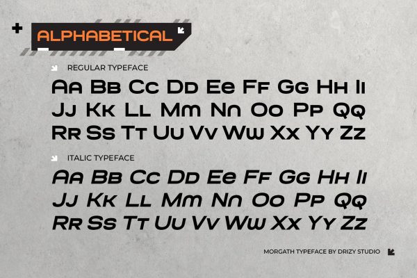 Morgath – Industrial Sans Serif Font