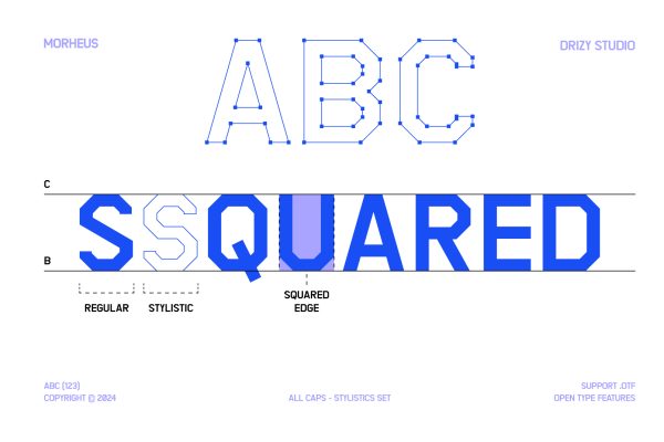 Morheus – Squared Edge Elegant Sans Font