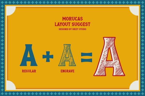 Morucas – Mexican Engraving Font