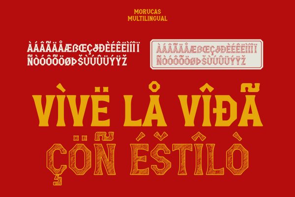 Morucas – Mexican Engraving Font