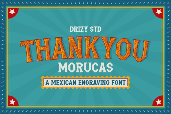 Morucas – Mexican Engraving Font