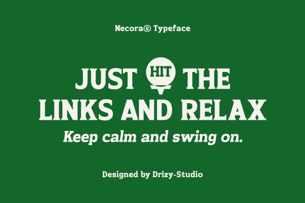 Necora – Multiple Axes Classic Font