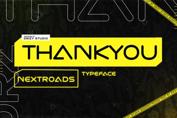 Nextroads – Sans Serif Futuristic Font