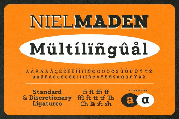 Nielmaden – Display Slab Serif Variable Font