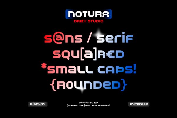 Notura – Rounded Display Sans Font