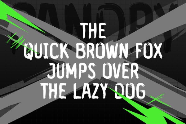 Pandry – Sans Serif Brush Font