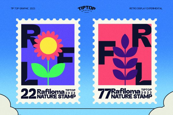 Rafiloma | Retro Experimental Font