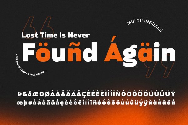 Rasgen – Modern Bold Font