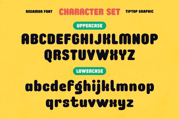 Regamor – Fat Rounded Retro Font