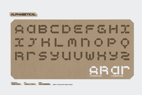 Rengat Mono – Monospace Techwear Font