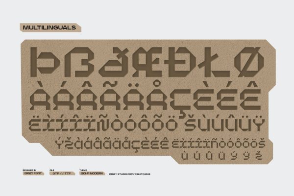 Rengat Mono – Monospace Techwear Font