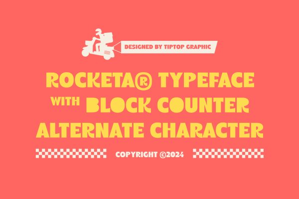 Rocketa – Retro Bold Display Font