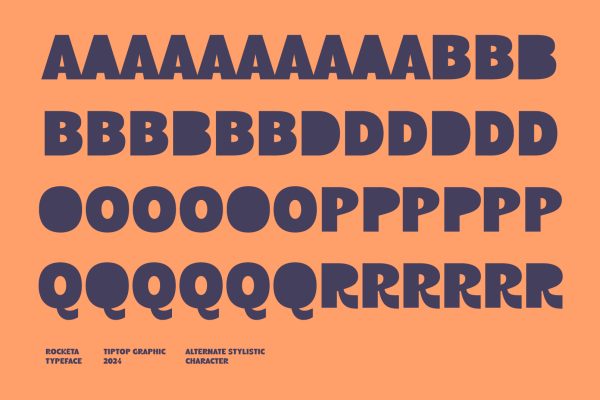 Rocketa – Retro Bold Display Font