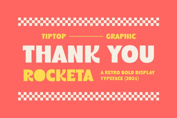 Rocketa – Retro Bold Display Font