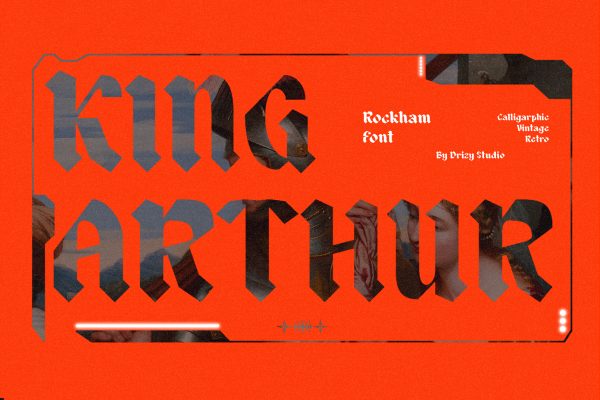 Rockham – Calligraphic Blackletter Font