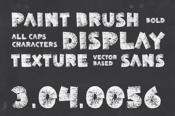 Rolebrush – Rolled Grunge Brush Font