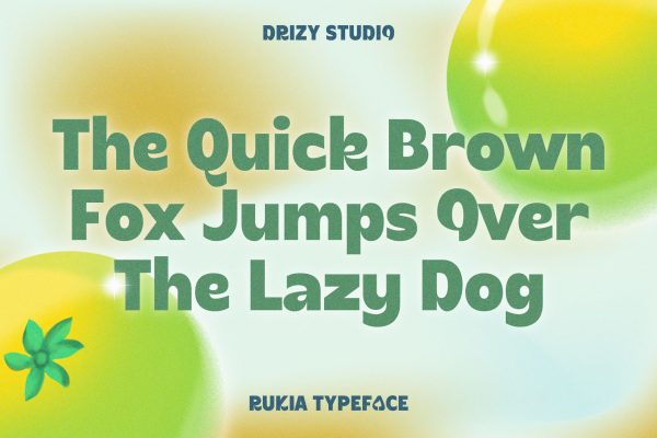 Rukia – Modern Sans Serif Font