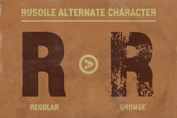 Rusoile – Soil Texture Sans Font