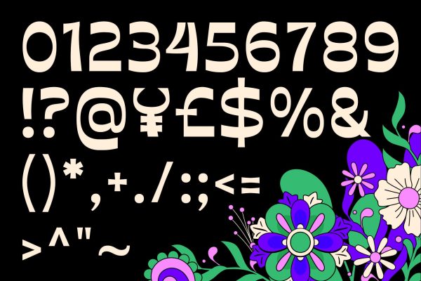 Scalone – Psychedelic Display Font