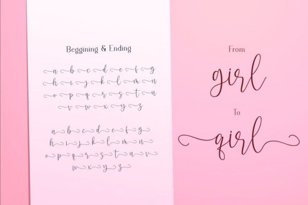 Sweetygirls – Handwritten Script Font