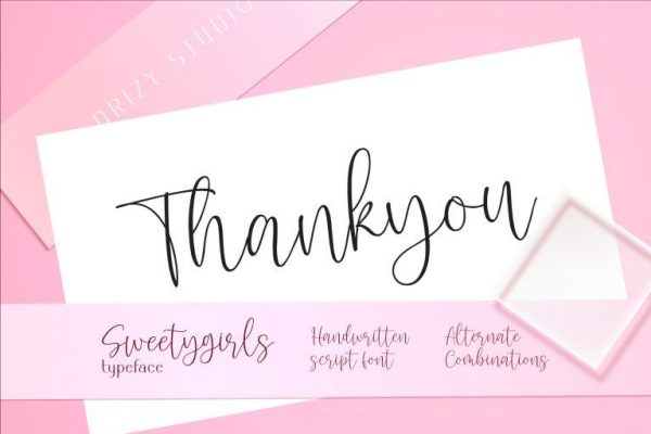 Sweetygirls – Handwritten Script Font